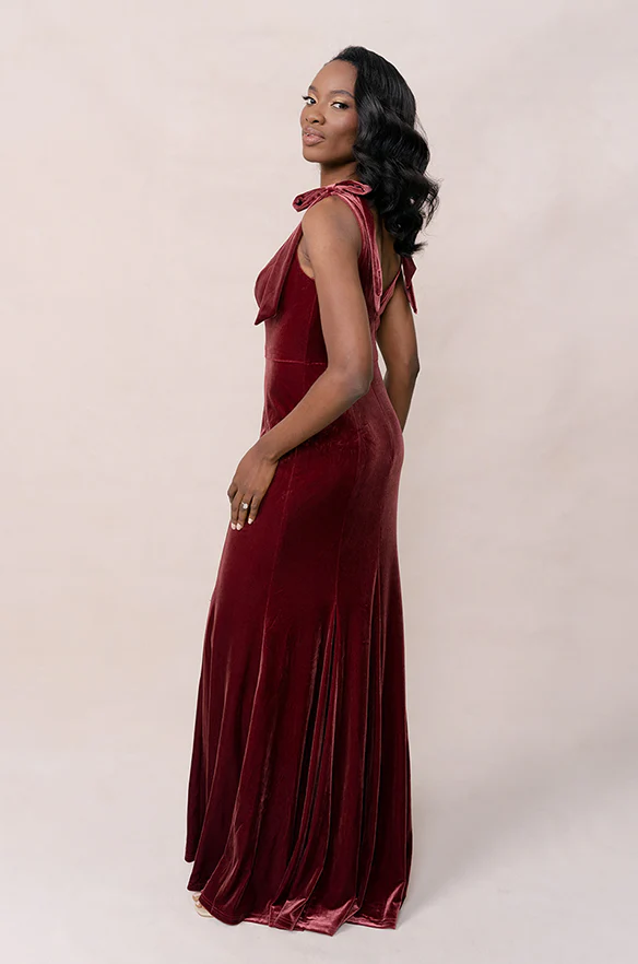 Nicole Velvet Dress | Made To Order - Image 6
