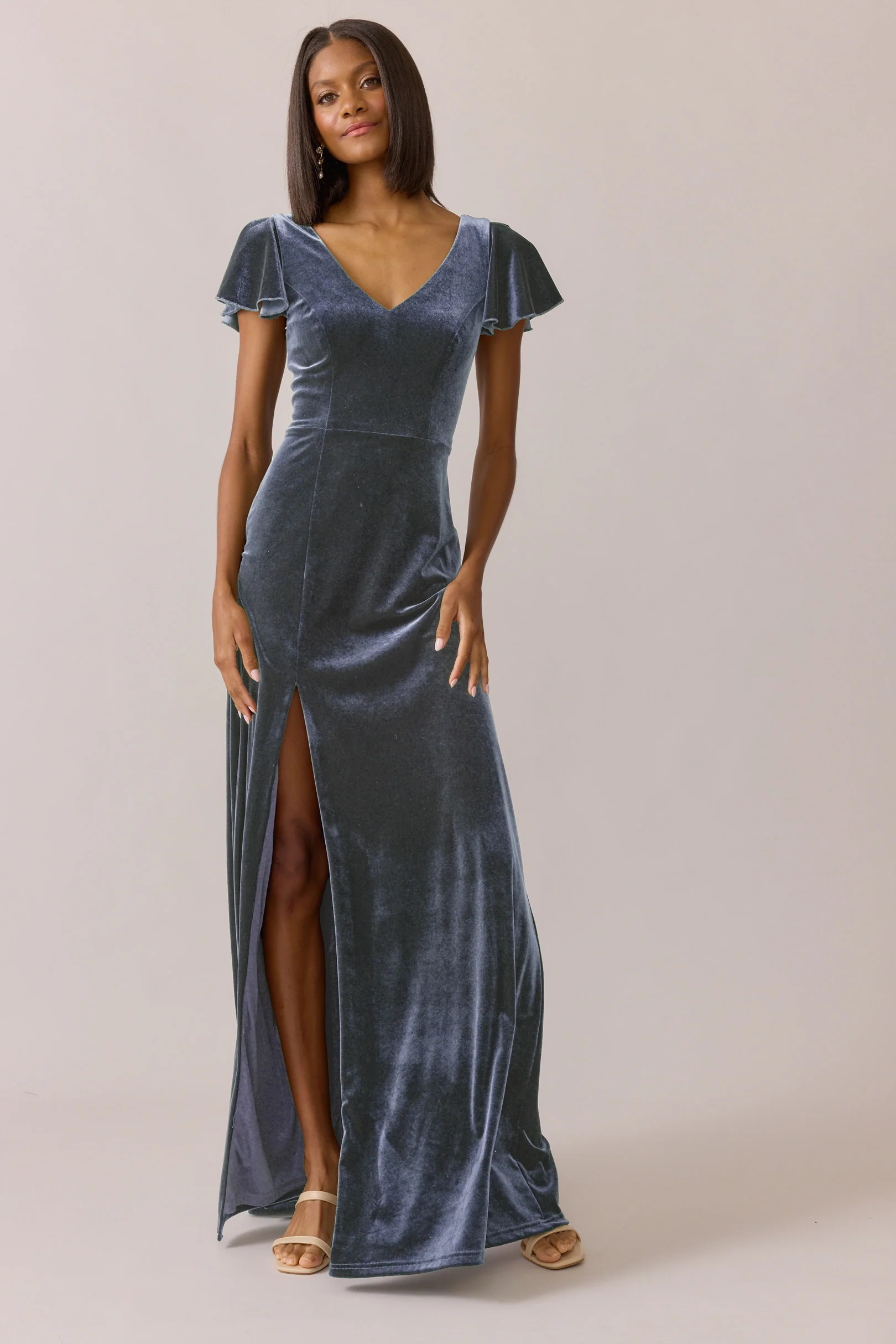 Nora Velvet Dress | Made To Order - Image 24