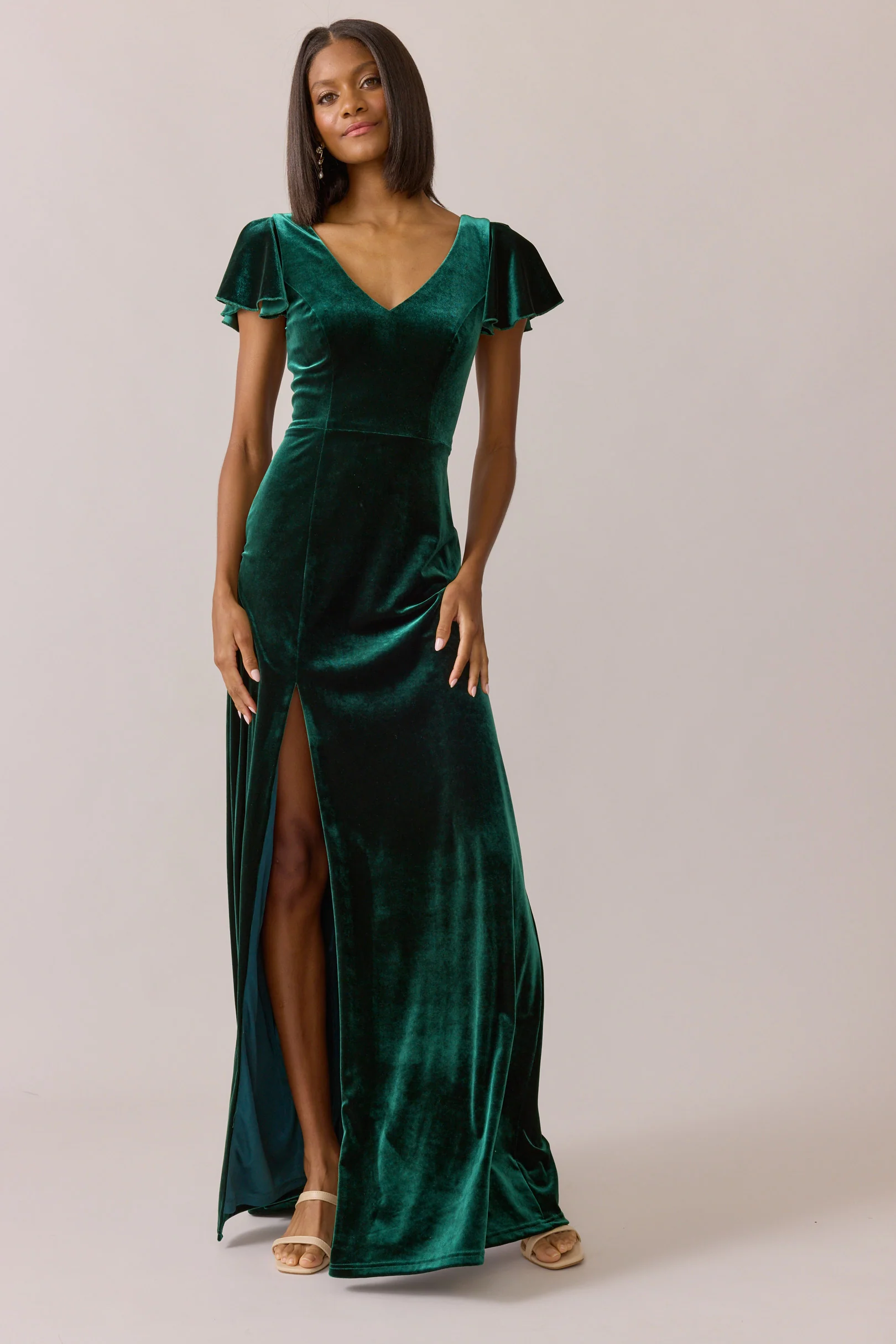 Nora Velvet Dress | Made To Order - Image 34