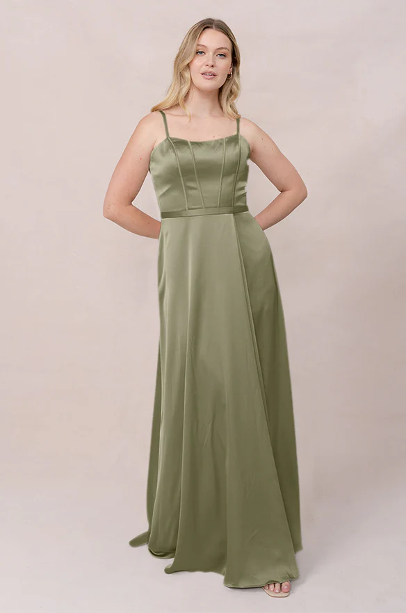 Nova Satin Dress | Made To Order - Image 85