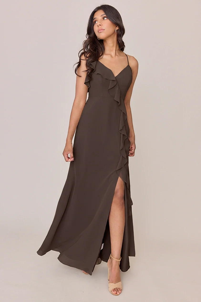 Paloma Chiffon Dress | Made To Order - Image 156