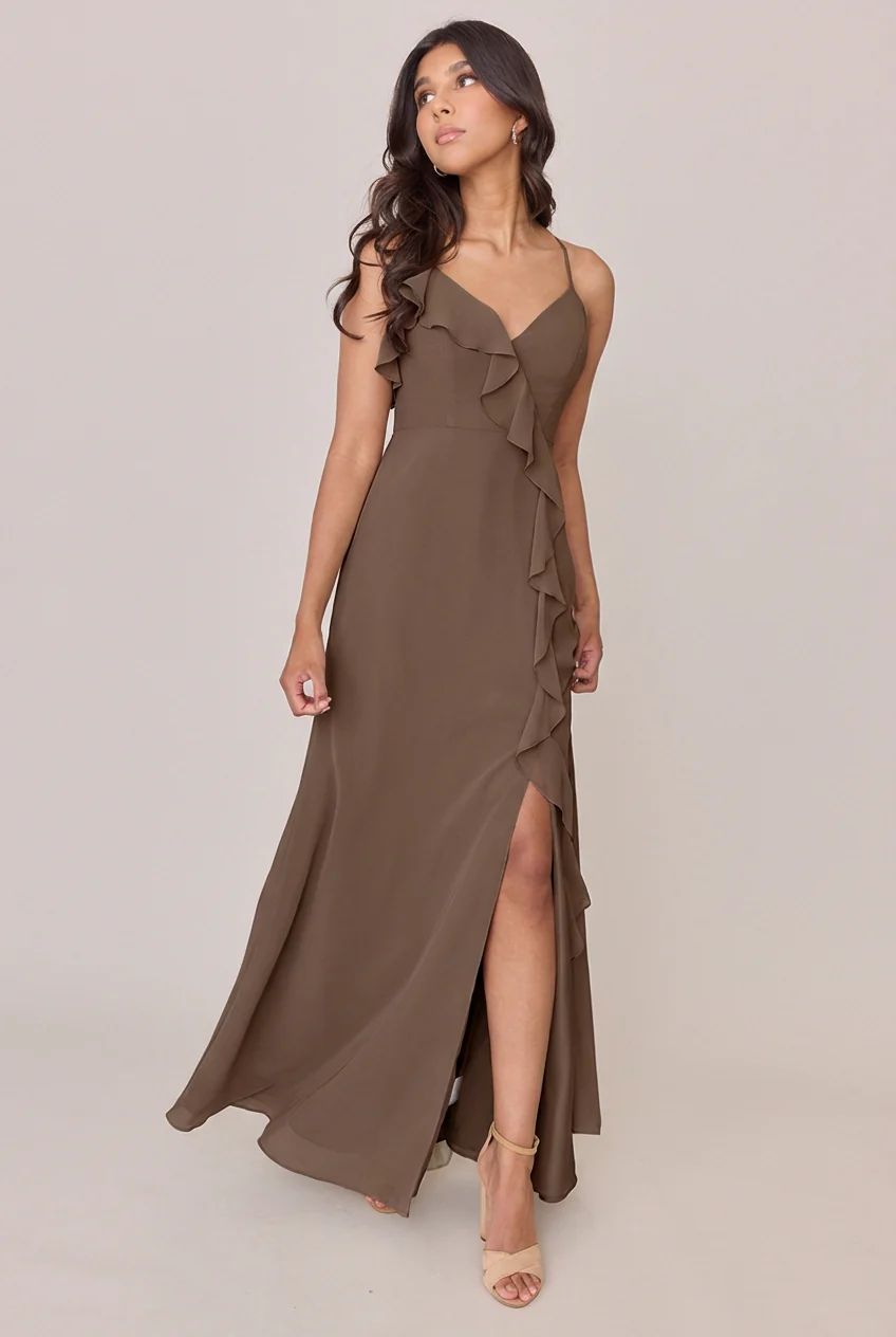 Paloma Chiffon Dress | Made To Order - Image 160