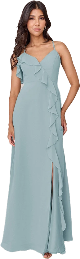 Paloma Chiffon Dress | Made To Order - Image 33