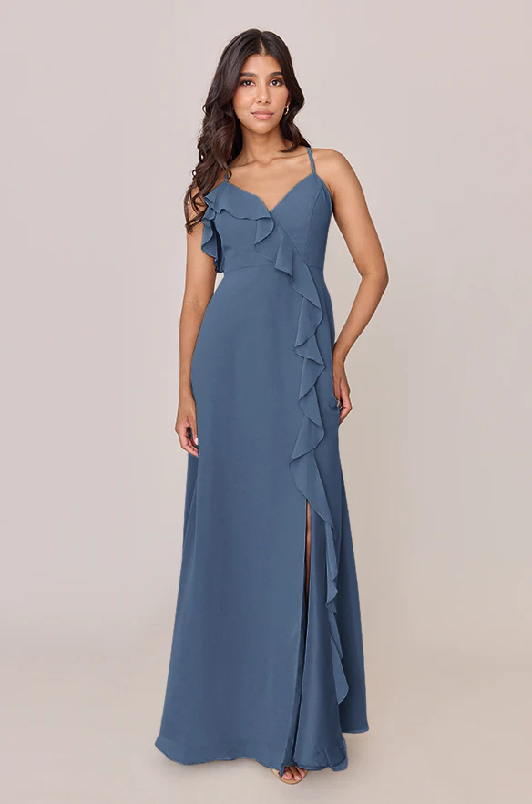 Paloma Chiffon Dress | Made To Order - Image 70