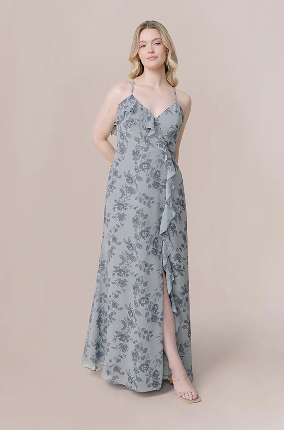 Paloma Chiffon Floral Print Dress | Made To Order - Image 5