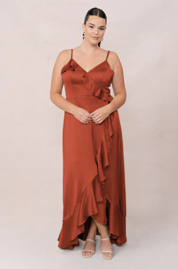 Paloma Satin Dress | Made To Order - Image 129