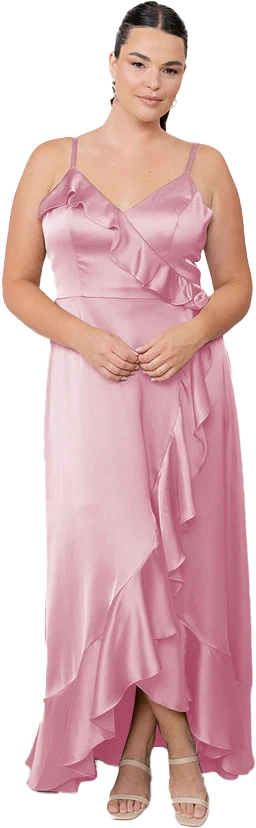 Paloma Satin Dress | Made To Order - Image 166