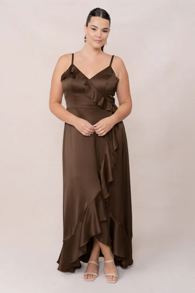 Paloma Satin Dress | Made To Order - Image 167