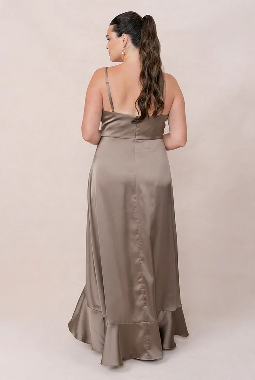 Paloma Satin Dress | Made To Order - Image 170