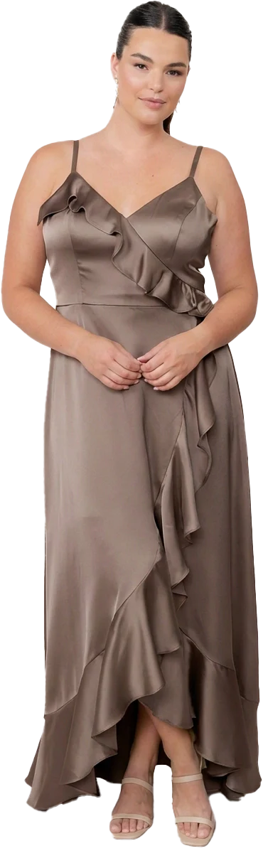 Paloma Satin Dress | Made To Order - Image 171