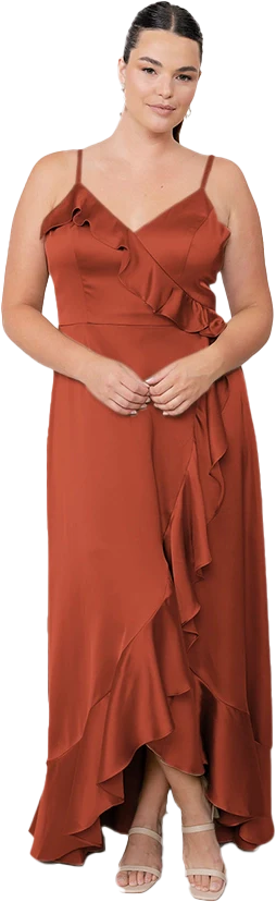 Paloma Satin Dress | Made To Order - Image 46