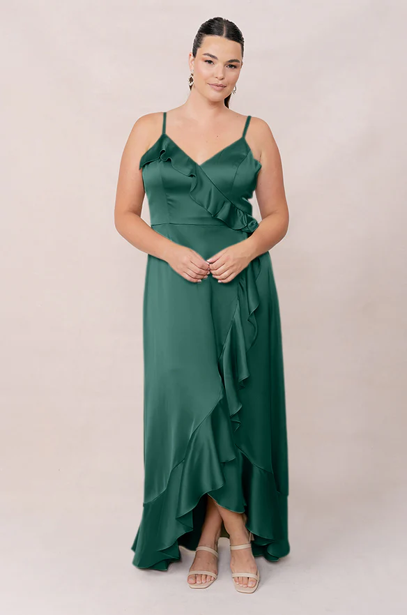 Paloma Satin Dress | Made To Order - Image 81