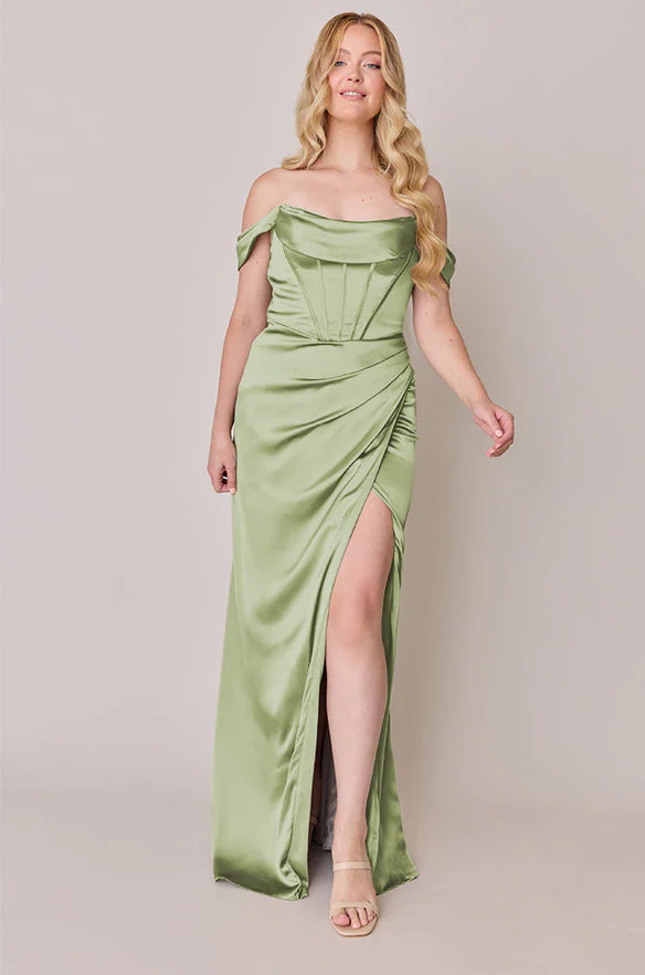 Paris Satin Dress | Made To Order - Image 160