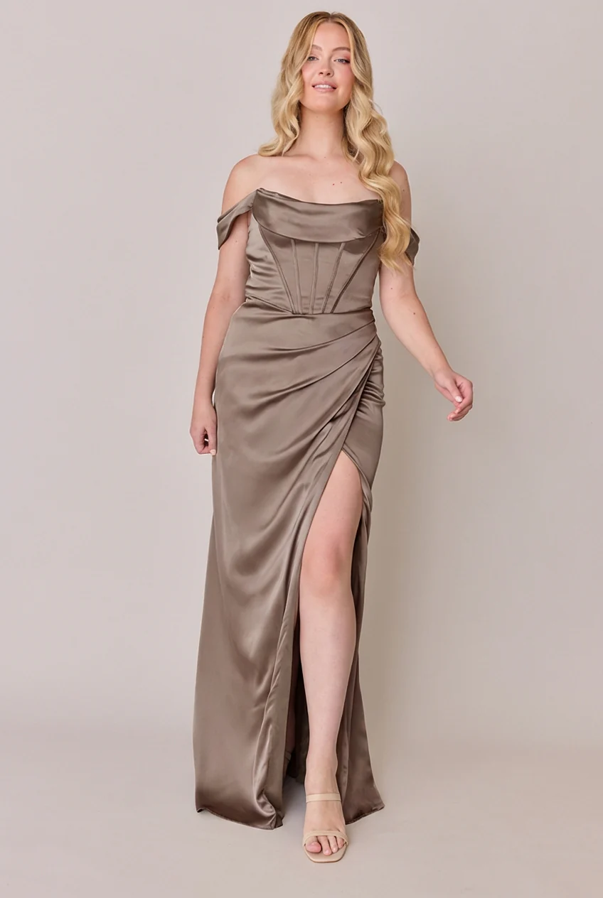 Paris Satin Dress | Made To Order - Image 166