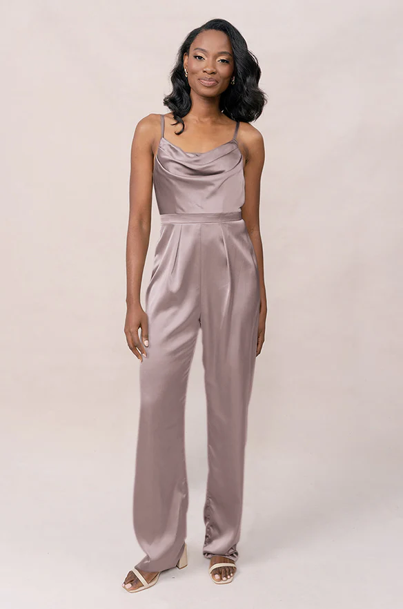 Parker Satin Jumpsuit | Made To Order - Image 101