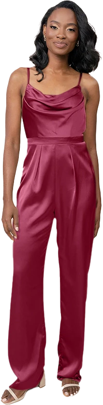 Parker Satin Jumpsuit | Made To Order - Image 11