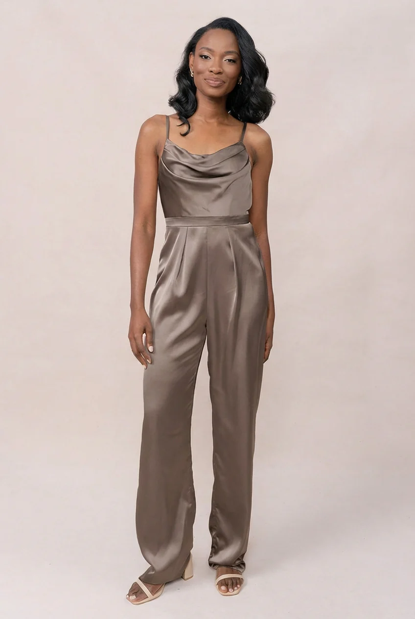 Parker Satin Jumpsuit | Made To Order - Image 122