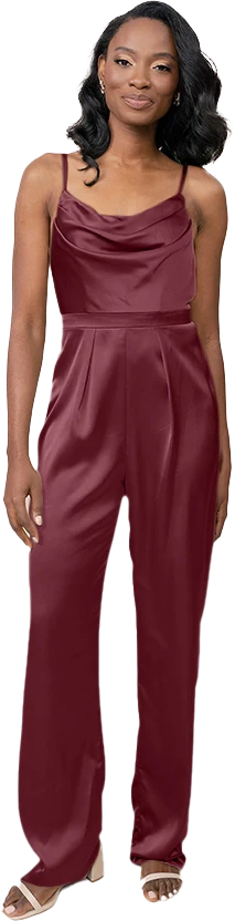 Parker Satin Jumpsuit | Made To Order - Image 15