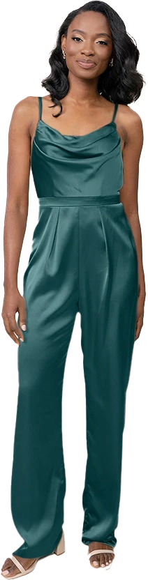 Parker Satin Jumpsuit | Made To Order - Image 17