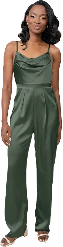 Parker Satin Jumpsuit | Made To Order - Image 19