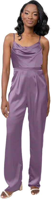 Parker Satin Jumpsuit | Made To Order - Image 21