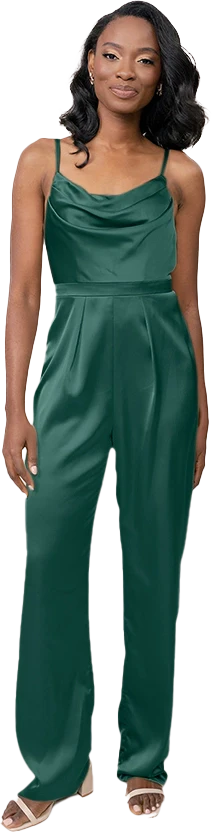 Parker Satin Jumpsuit | Made To Order - Image 23