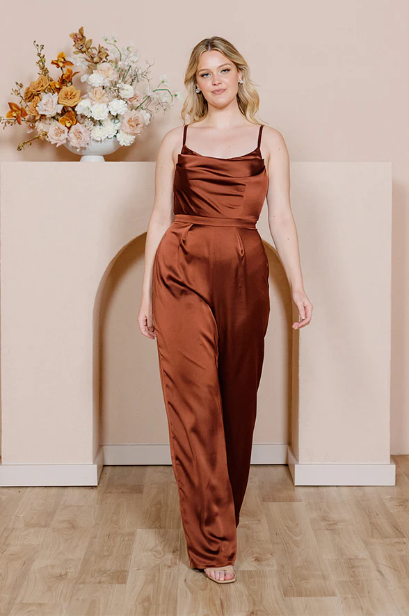 Parker Satin Jumpsuit | Made To Order - Image 3