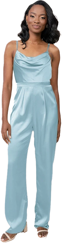 Parker Satin Jumpsuit | Made To Order - Image 32