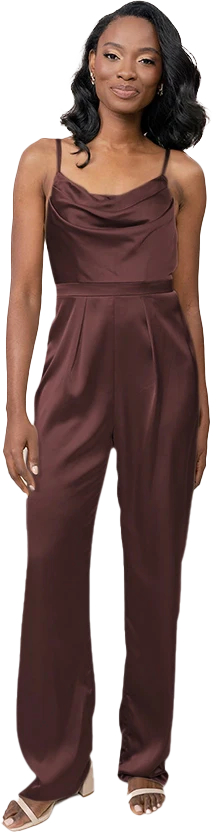 Parker Satin Jumpsuit | Made To Order - Image 35