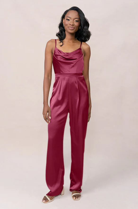 Parker Satin Jumpsuit | Made To Order - Image 58