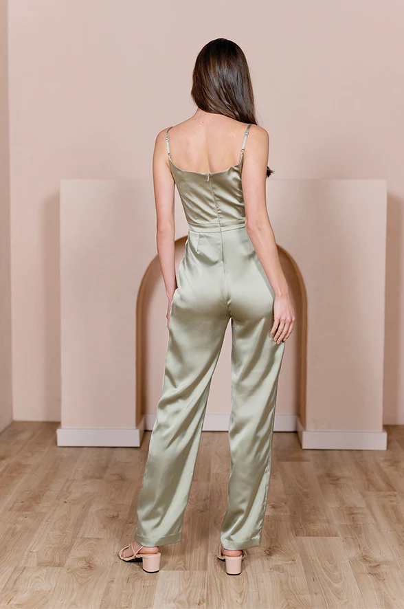 Parker Satin Jumpsuit | Made To Order - Image 6