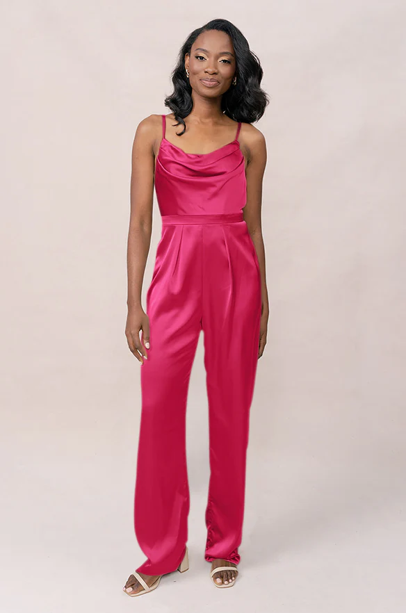 Parker Satin Jumpsuit | Made To Order - Image 77
