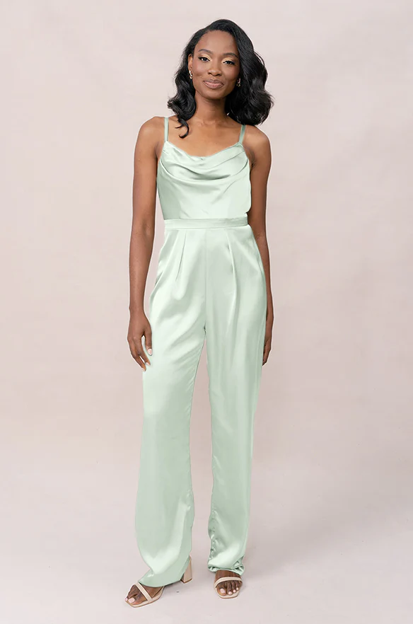 Parker Satin Jumpsuit | Made To Order - Image 8