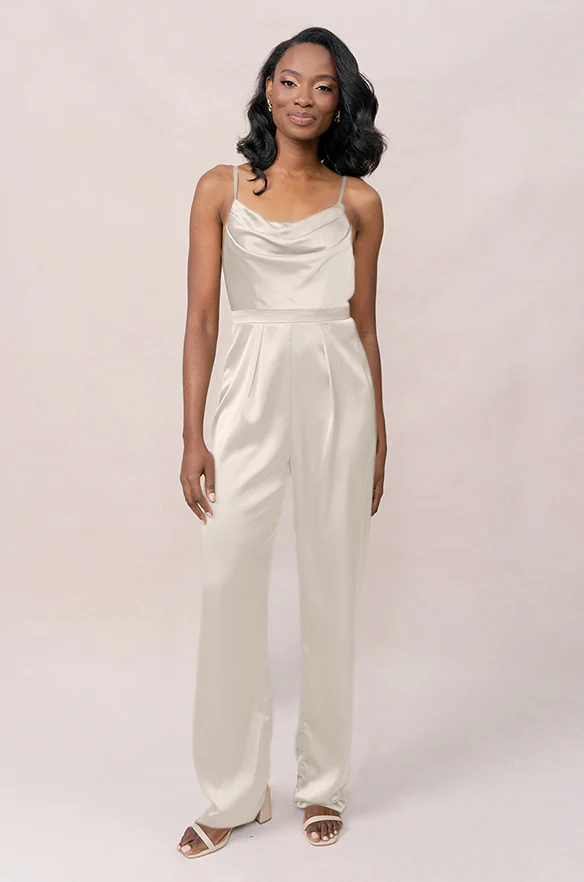 Parker Satin Jumpsuit | Made To Order - Image 99