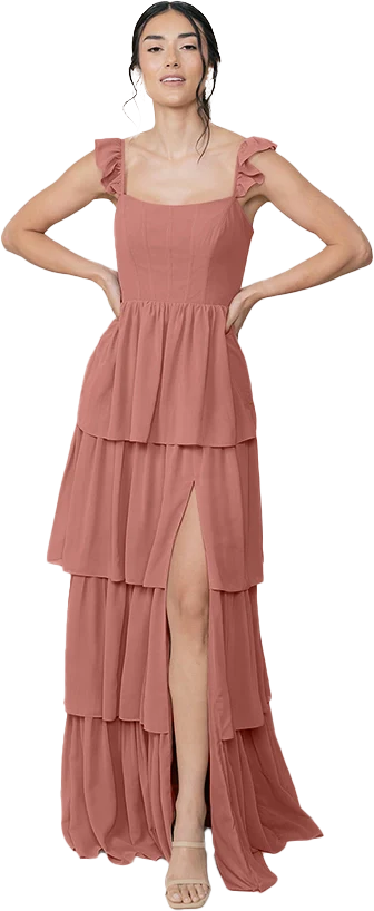 Poppy Chiffon Dress | Made To Order - Image 122
