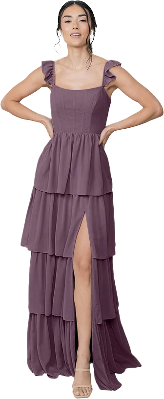 Poppy Chiffon Dress | Made To Order - Image 125