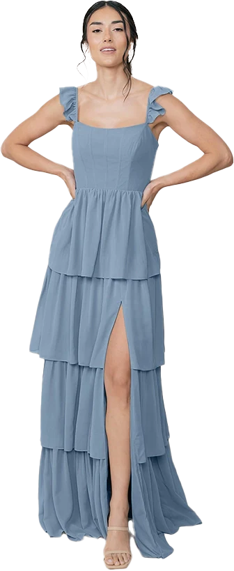 Poppy Chiffon Dress | Made To Order - Image 128