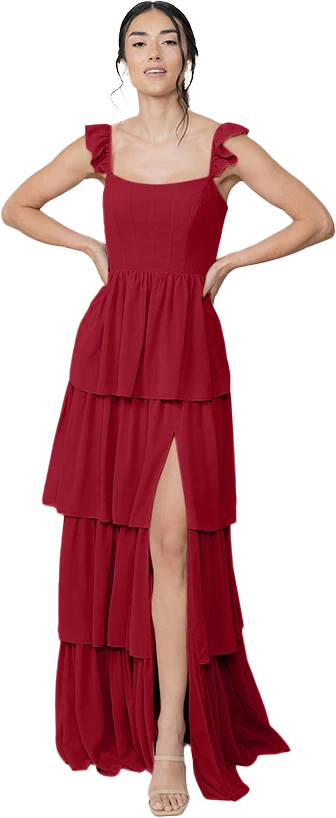 Poppy Chiffon Dress | Made To Order - Image 140
