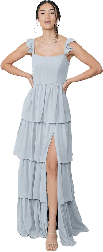 Poppy Chiffon Dress | Made To Order - Image 152