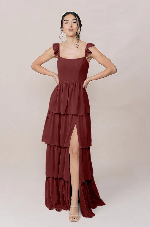 Poppy Chiffon Dress | Made To Order - Image 27