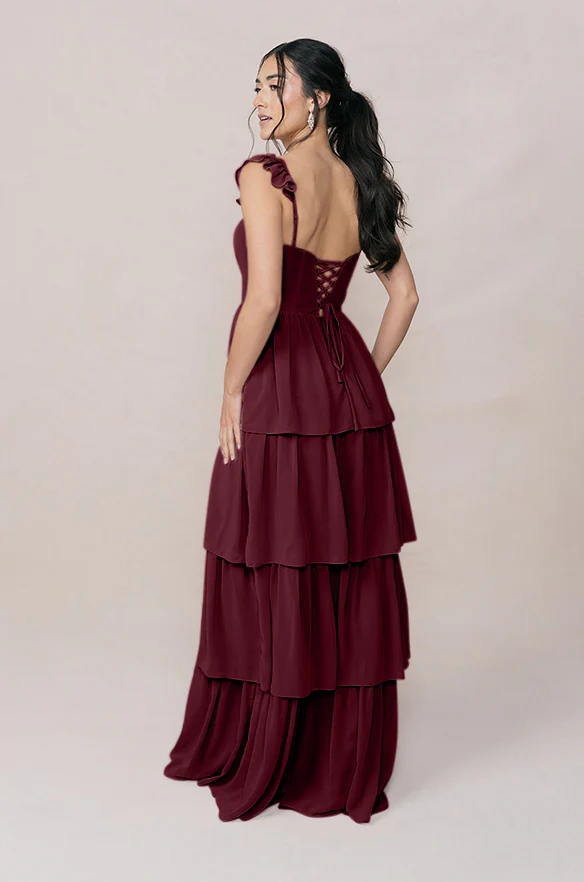 Poppy Chiffon Dress | Made To Order - Image 30