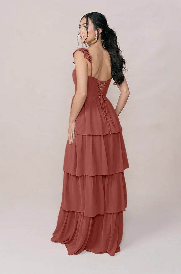 Poppy Chiffon Dress | Made To Order - Image 34