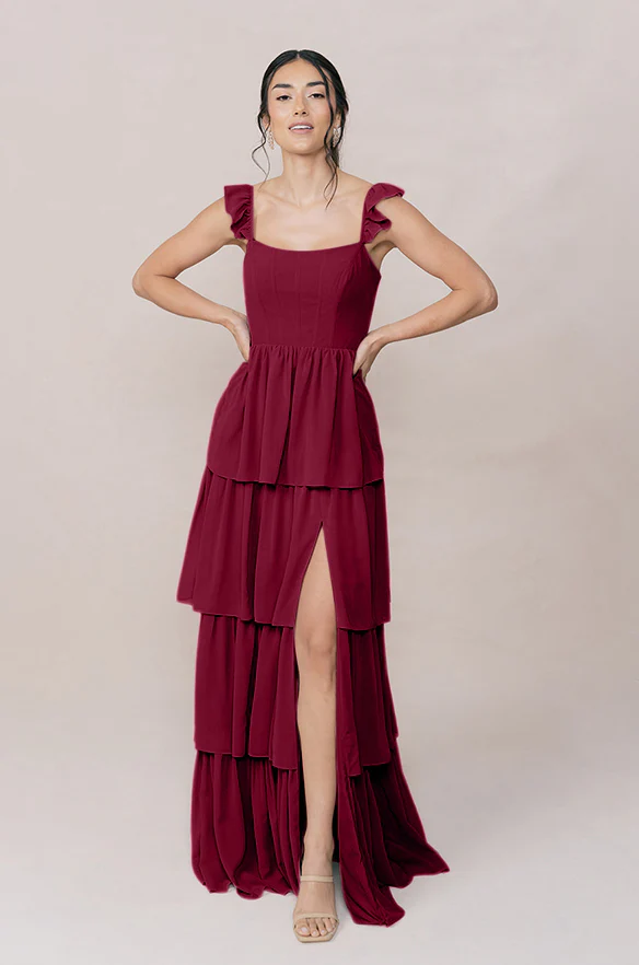 Poppy Chiffon Dress | Made To Order - Image 65
