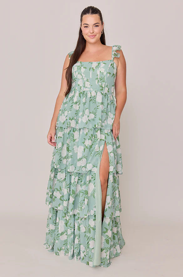 Poppy Chiffon Floral Print Dress | Made To Order - Image 31