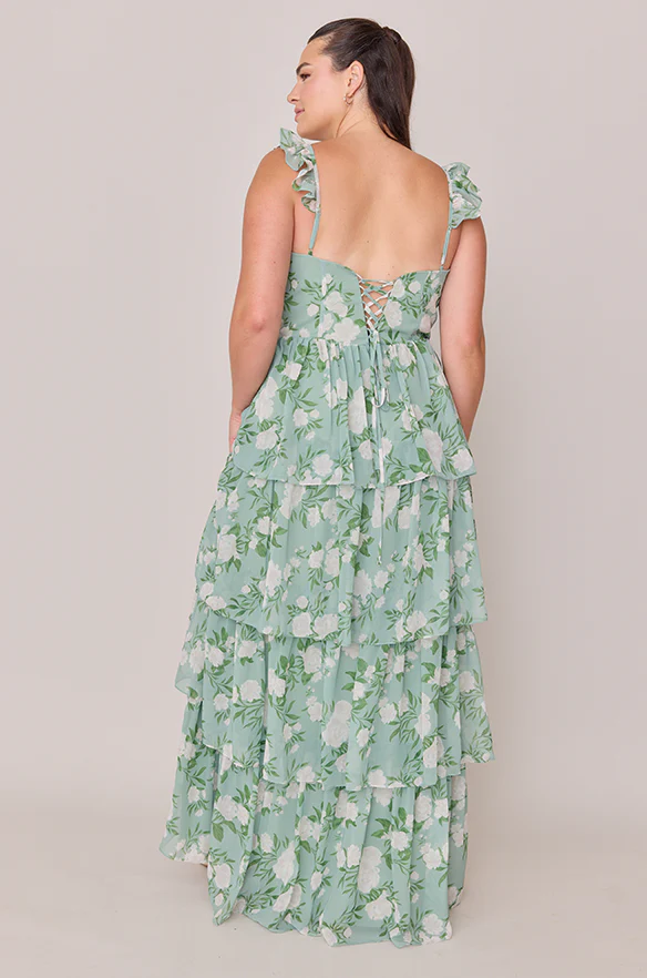 Poppy Chiffon Floral Print Dress | Made To Order - Image 32
