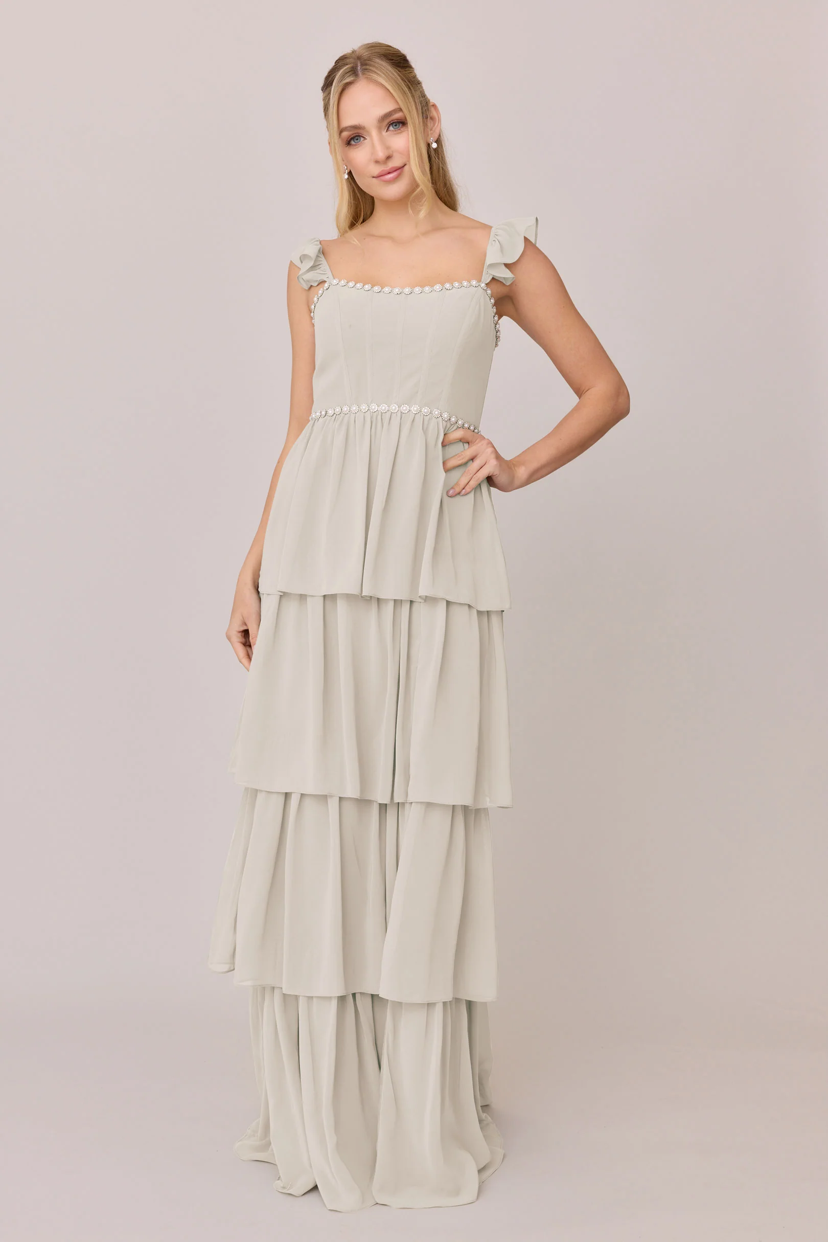 Poppy Luxe Chiffon Dress | Made To Order - Image 24