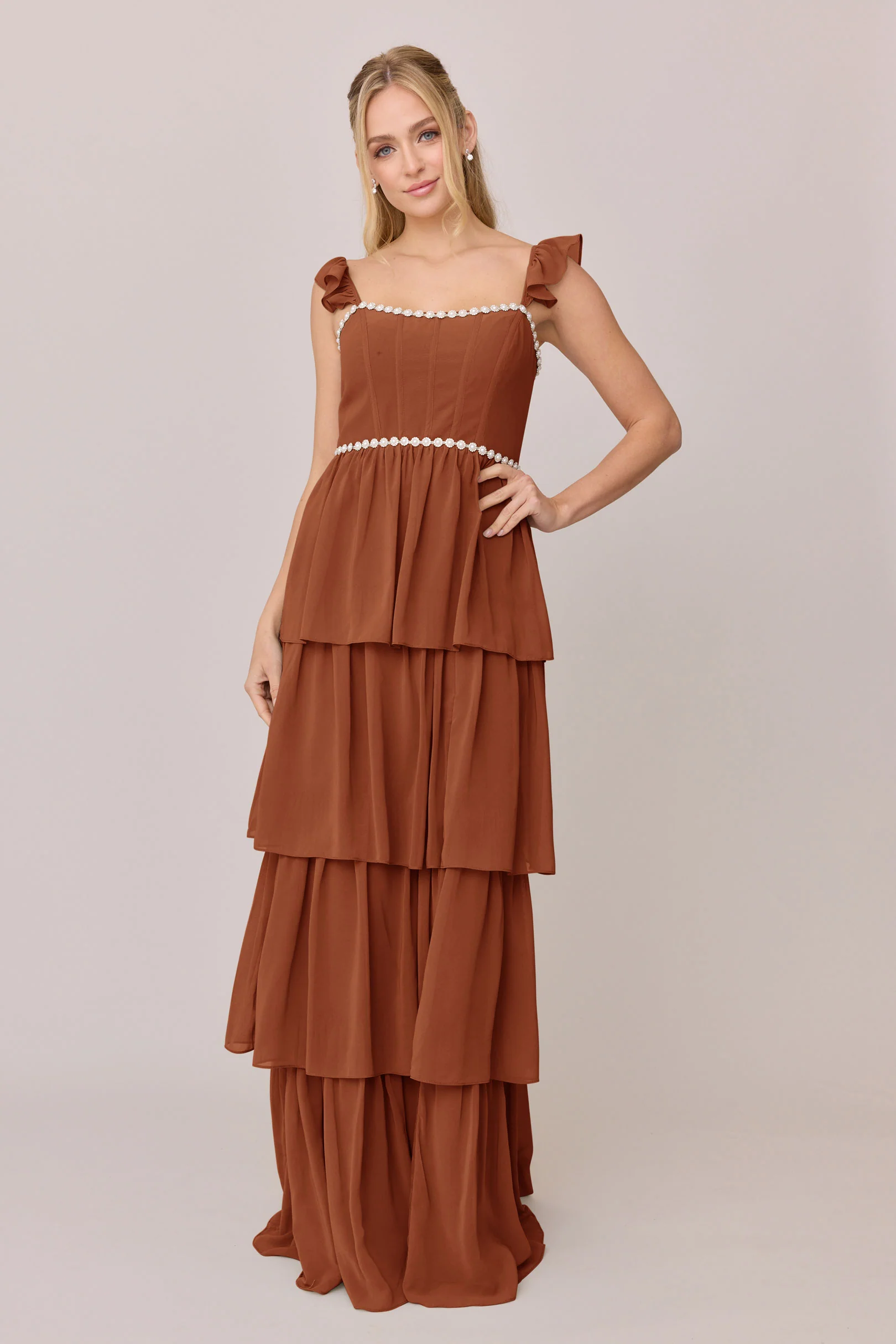 Poppy Luxe Chiffon Dress | Made To Order - Image 28