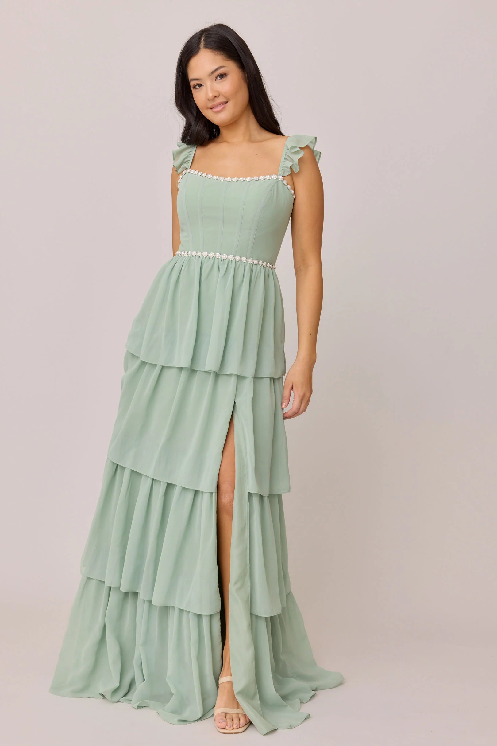 Poppy Luxe Chiffon Dress | Made To Order - Image 3