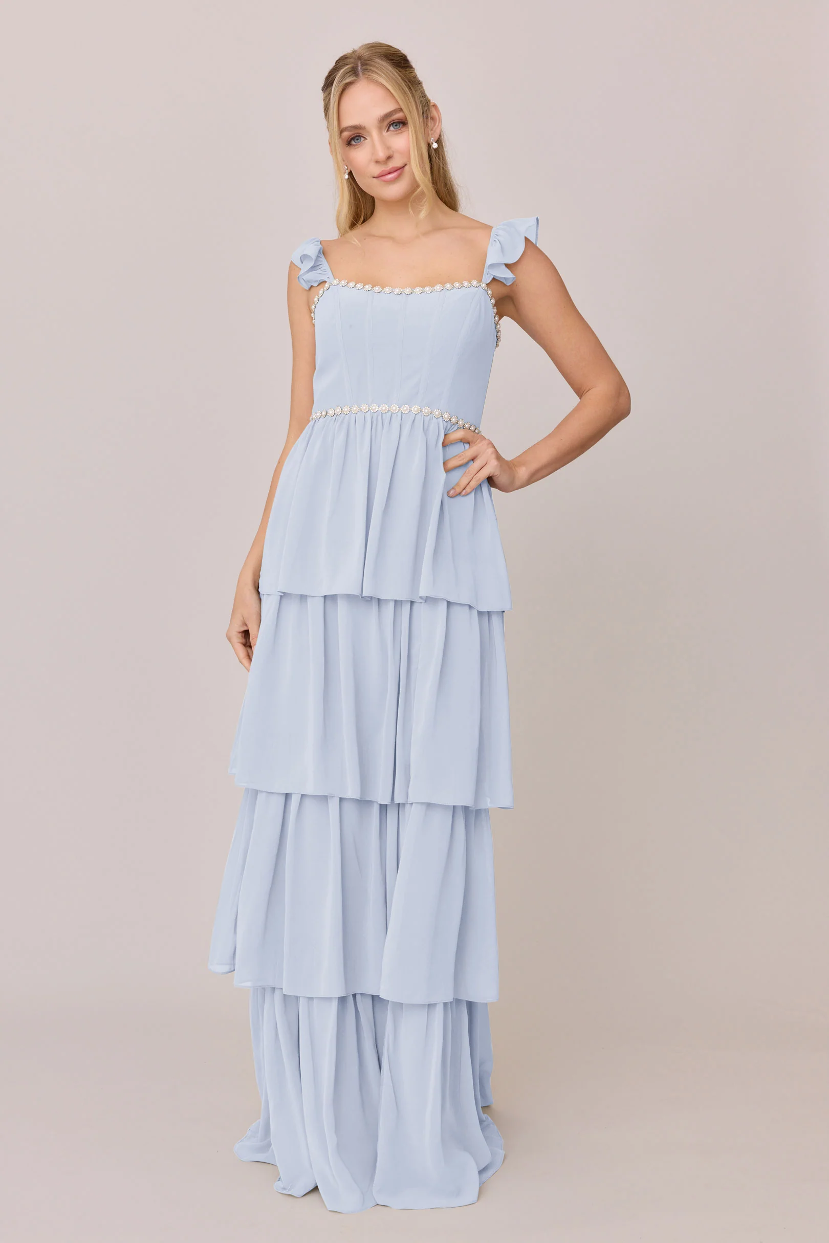 Poppy Luxe Chiffon Dress | Made To Order - Image 49