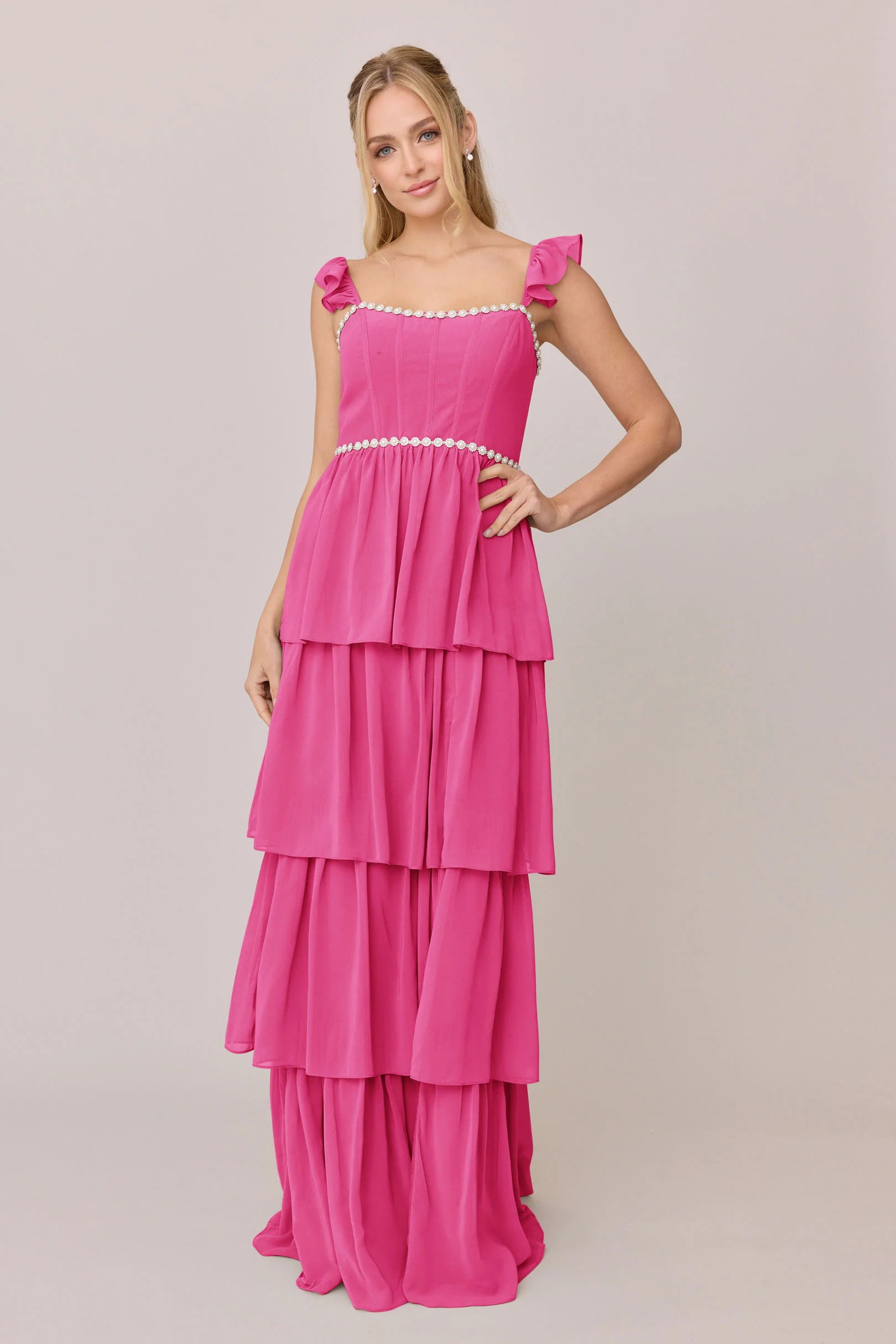 Poppy Luxe Chiffon Dress | Made To Order - Image 54